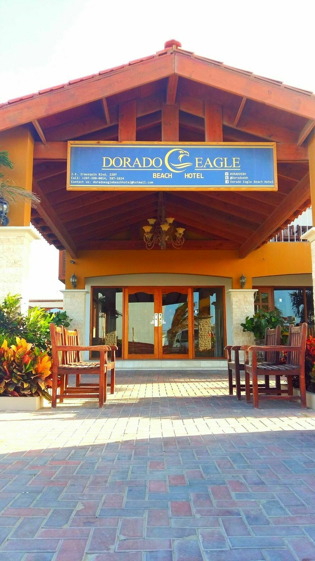 Dorado Eagle Beach Hotel Oranjestad Esterno foto